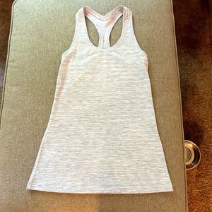*** Lululemon heathered grey racer back tank ****